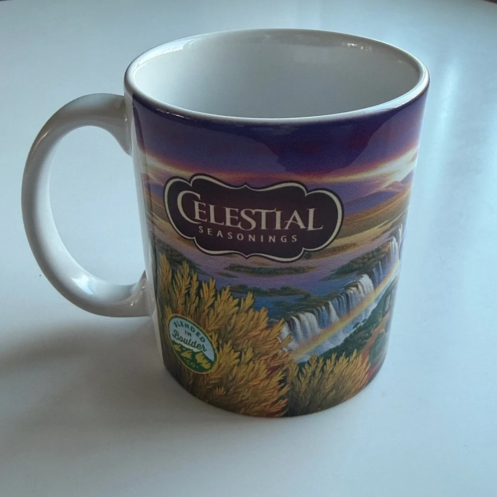 Discontinued RARE  2- Celestial Seasonings Safari Spice Tea Mugs